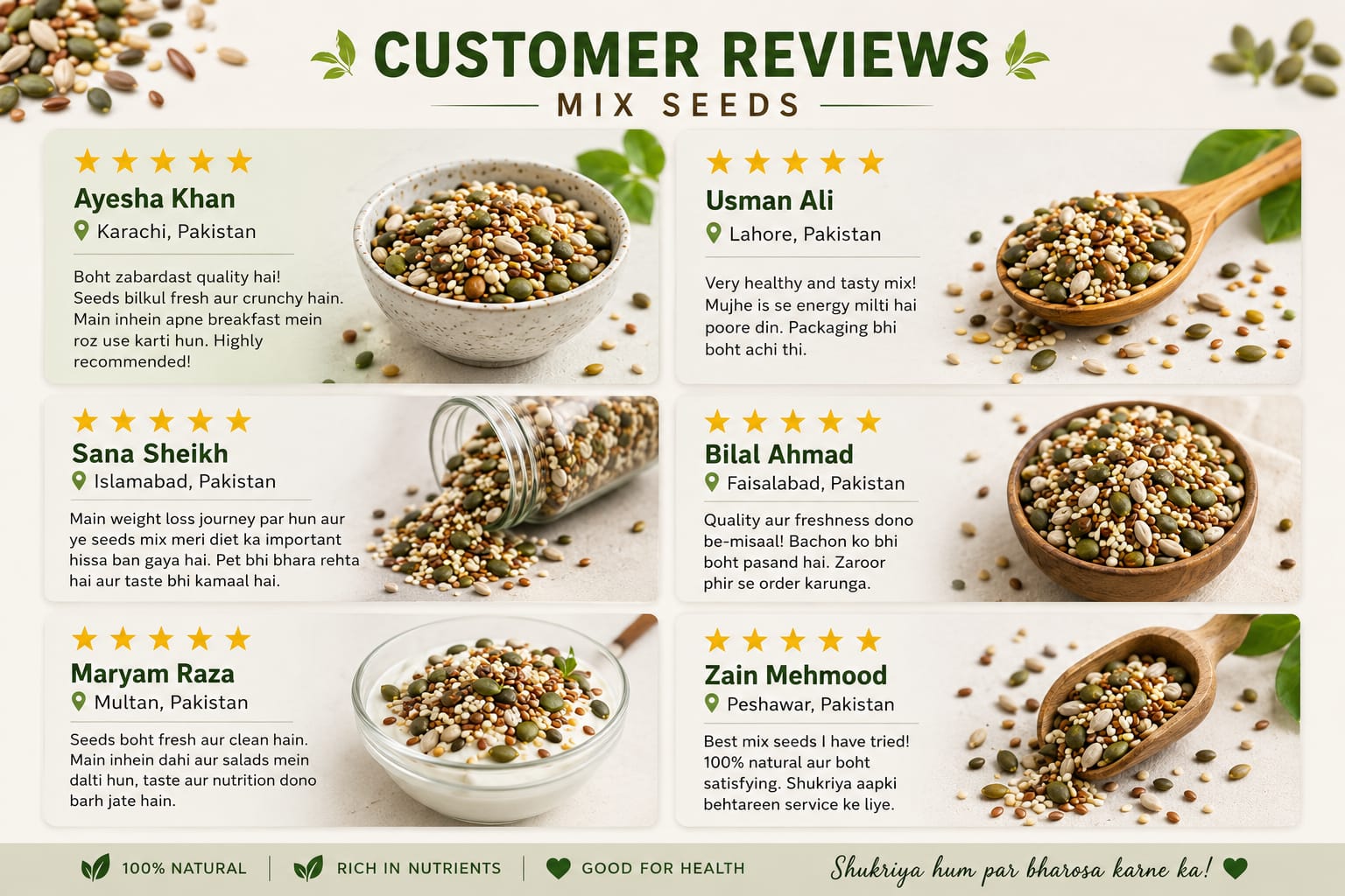 Mix seeds