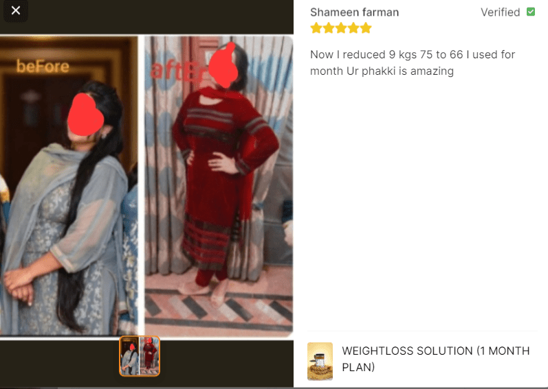 Weight Loss Solution 1 month plan