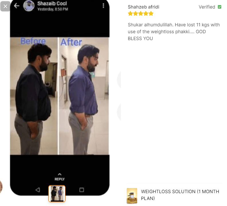 Weight Loss Solution 1 month plan