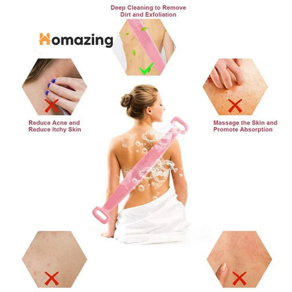 Soft Silicone body Scrubber belt